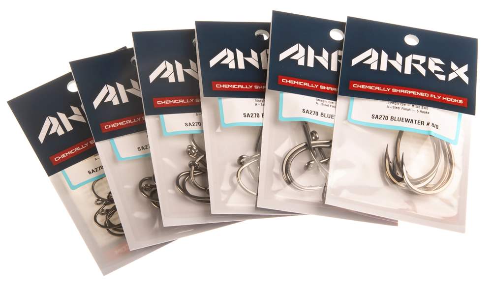 Ahrex Sa270 Bluewater #8/0 Saltwater Fly Tying Hooks